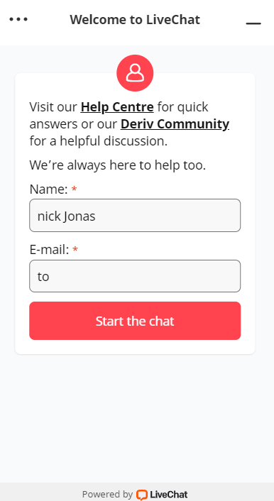 How to Contact Deriv Support