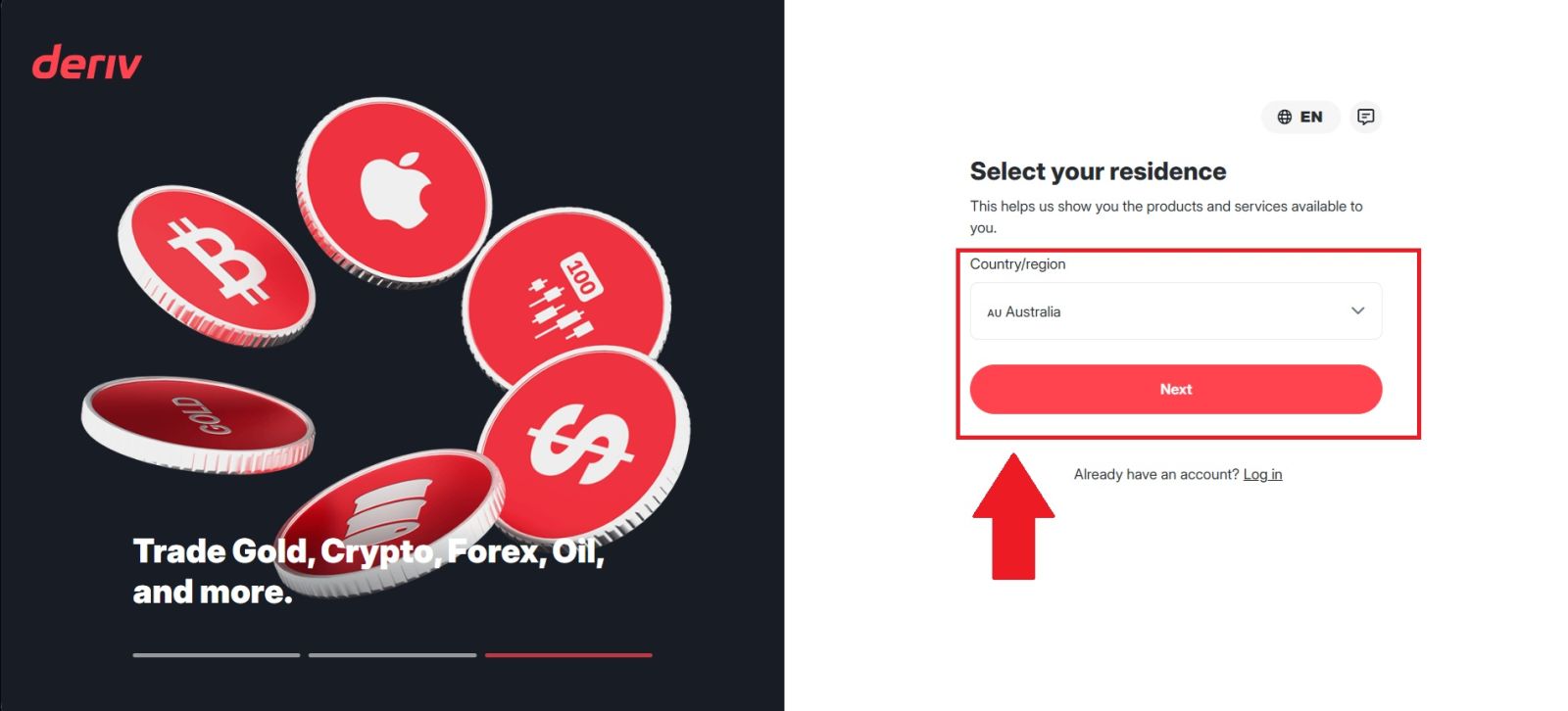 2026 年如何创建 Deriv 帐户：初学者分步注册指南