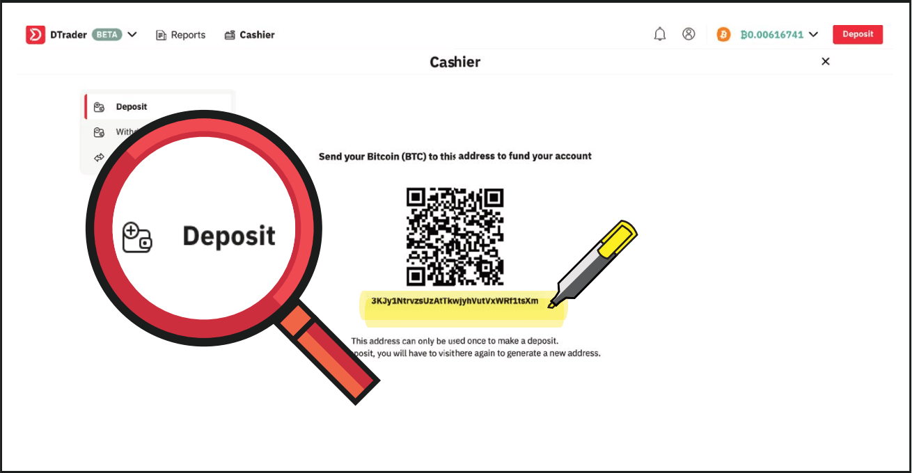 Kuidas hoiustada raha Deriv-sse