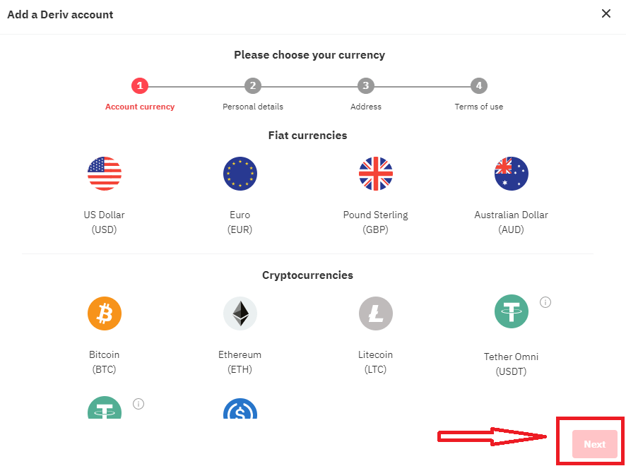 Fa'afefea ona tatala se Fa'amatalaga Fefa'ataua'iga i Deriv