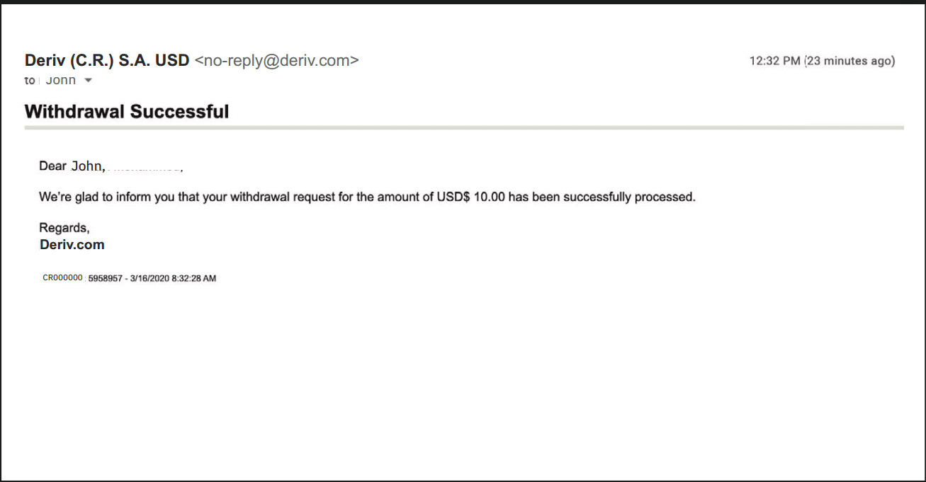 Deriv پر اکاؤنٹ کھولنے اور رقم واپس لینے کا طریقہ