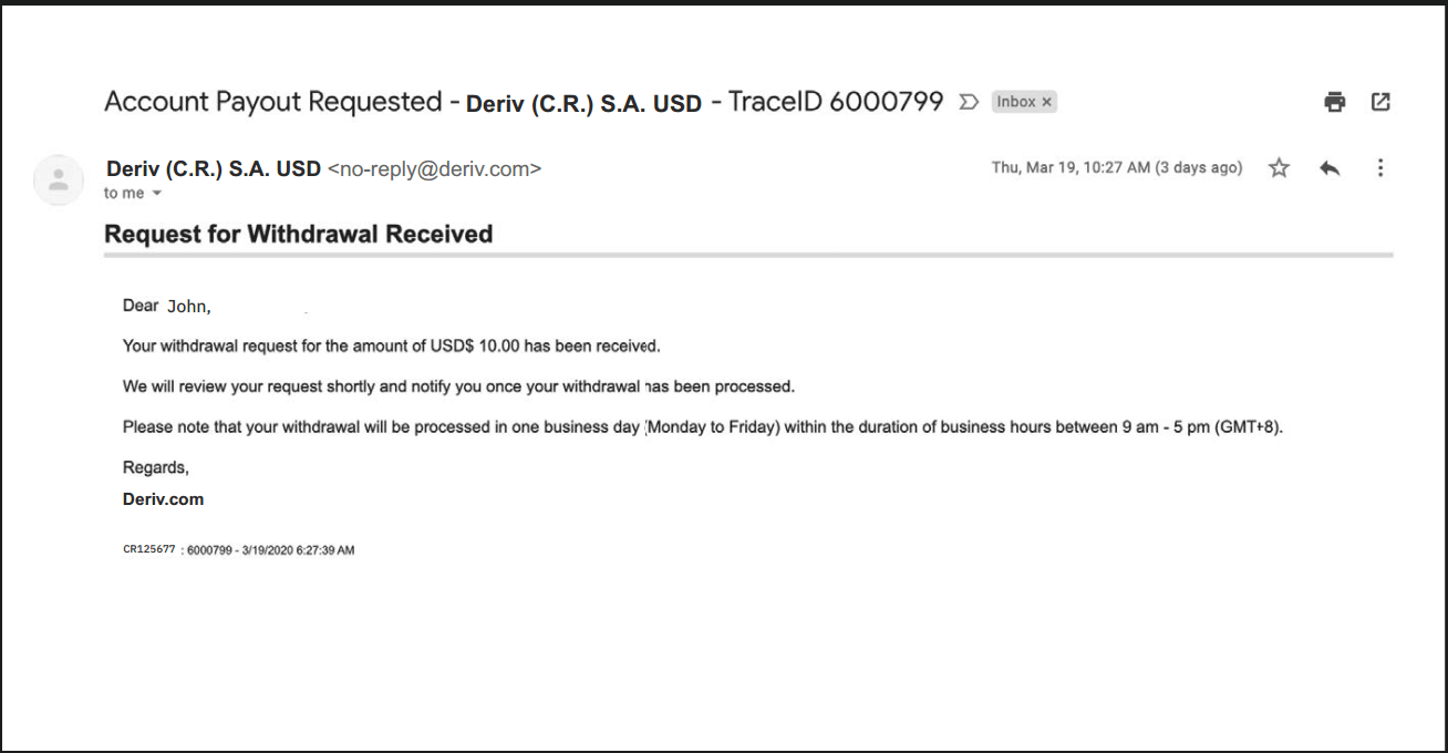 Deriv پر اکاؤنٹ کھولنے اور رقم واپس لینے کا طریقہ