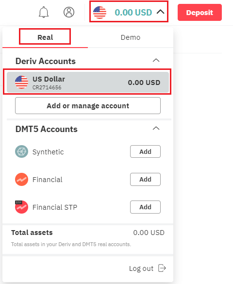 نحوه ثبت و تأیید حساب در Deriv