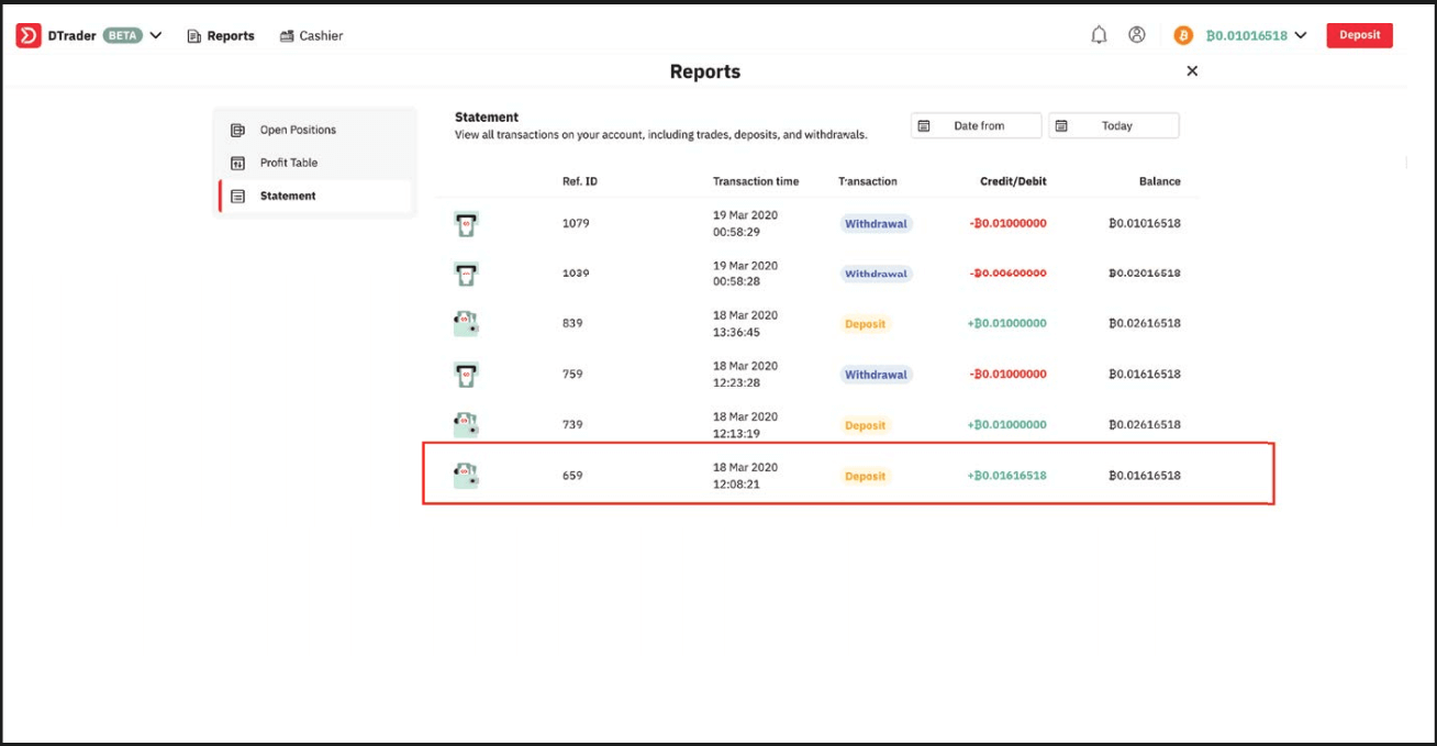 Deriv-এ কিভাবে টাকা তোলা ও জমা করা যায়